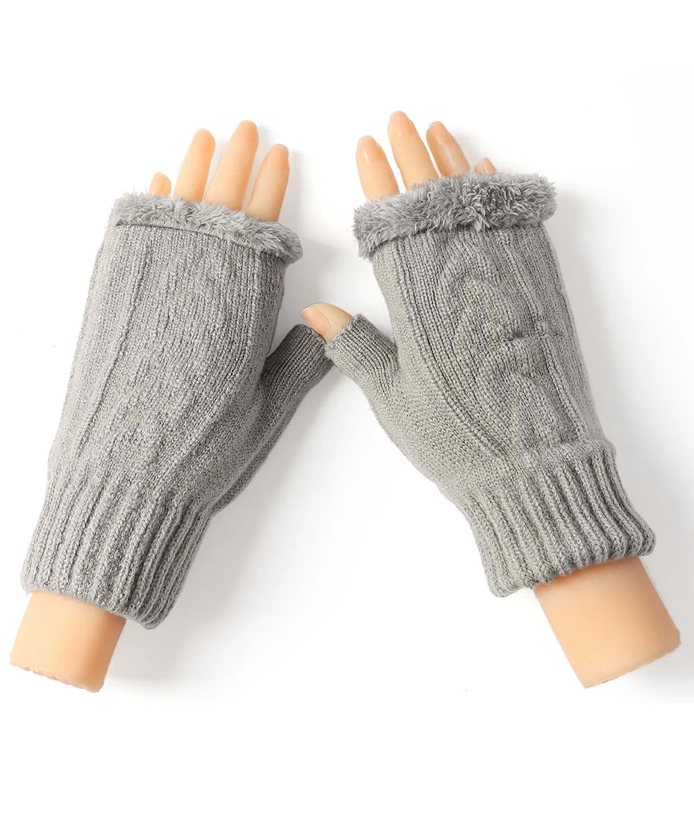 Fingerless Plush Gloves 1 Fingerless Plush Gloves