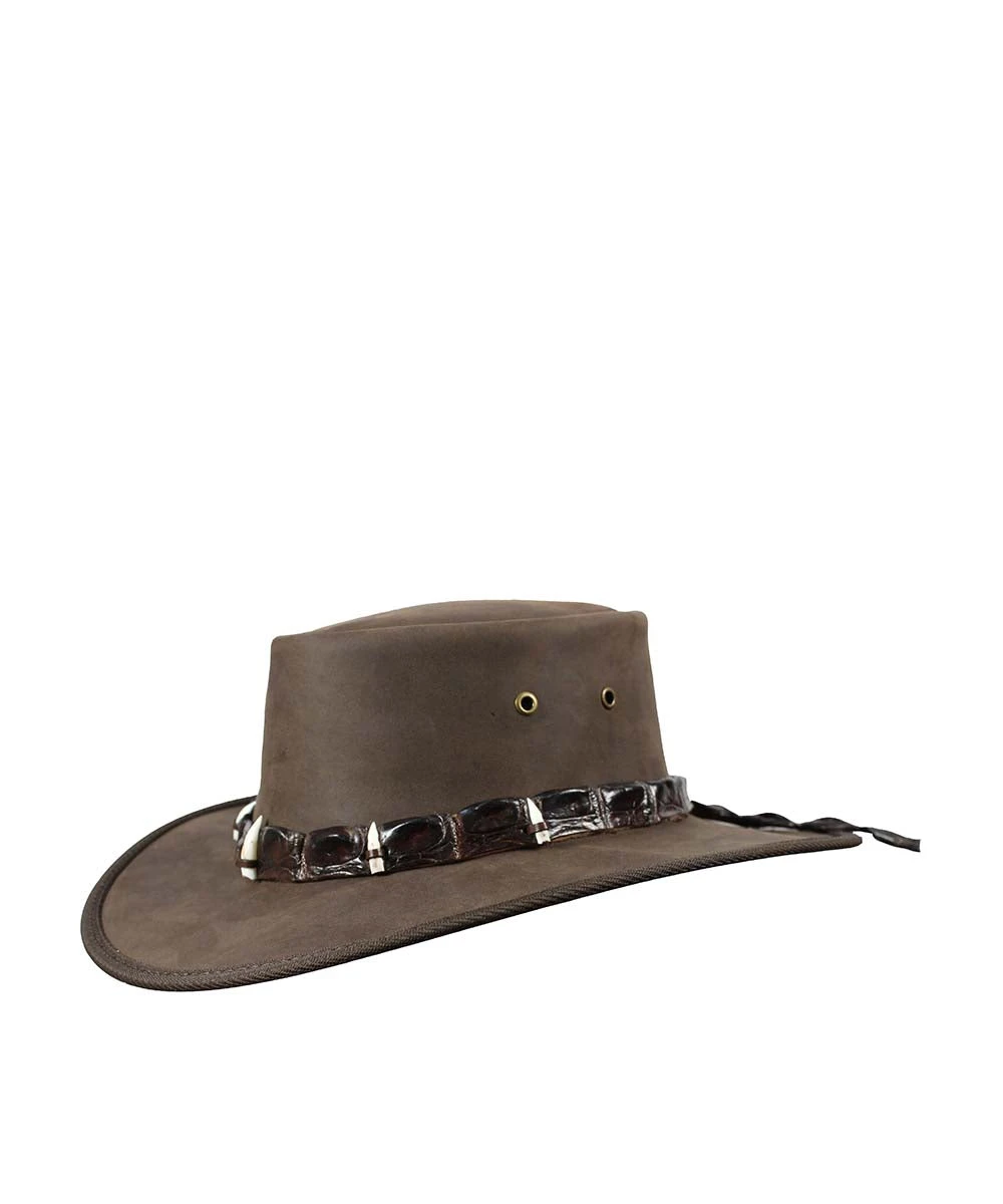 Barmah Outback 5 Crocodile Teeth Hat 1 Barmah Outback 5 Crocodile Teeth Hat