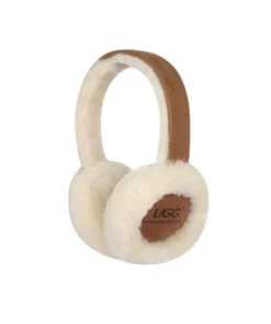 Jaye Wool UGG Earmuffs -Uggbay 0001 UGGEarmuffChestnut2