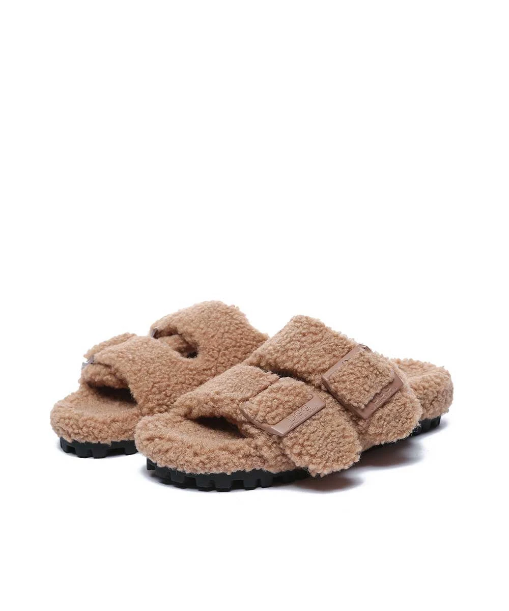 Women's UGG Jenny Fluffy Sandal 3 Women's UGG Jenny Fluffy Sandal - Image 3
