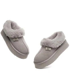 Women's UGG Hailey Slippers 27 Women's UGG Hailey Slippers -Uggbay 0006 Haily UGG Moccasin Brown 4