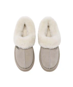 Women's UGG Hailey Slippers 31 Women's UGG Hailey Slippers -Uggbay 0010 Haily UGG Moccasin Sand 4