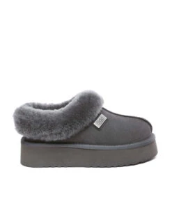 Women's UGG Hailey Slippers 32 Women's UGG Hailey Slippers -Uggbay 0017 Haily UGG Moccasin Grey 1