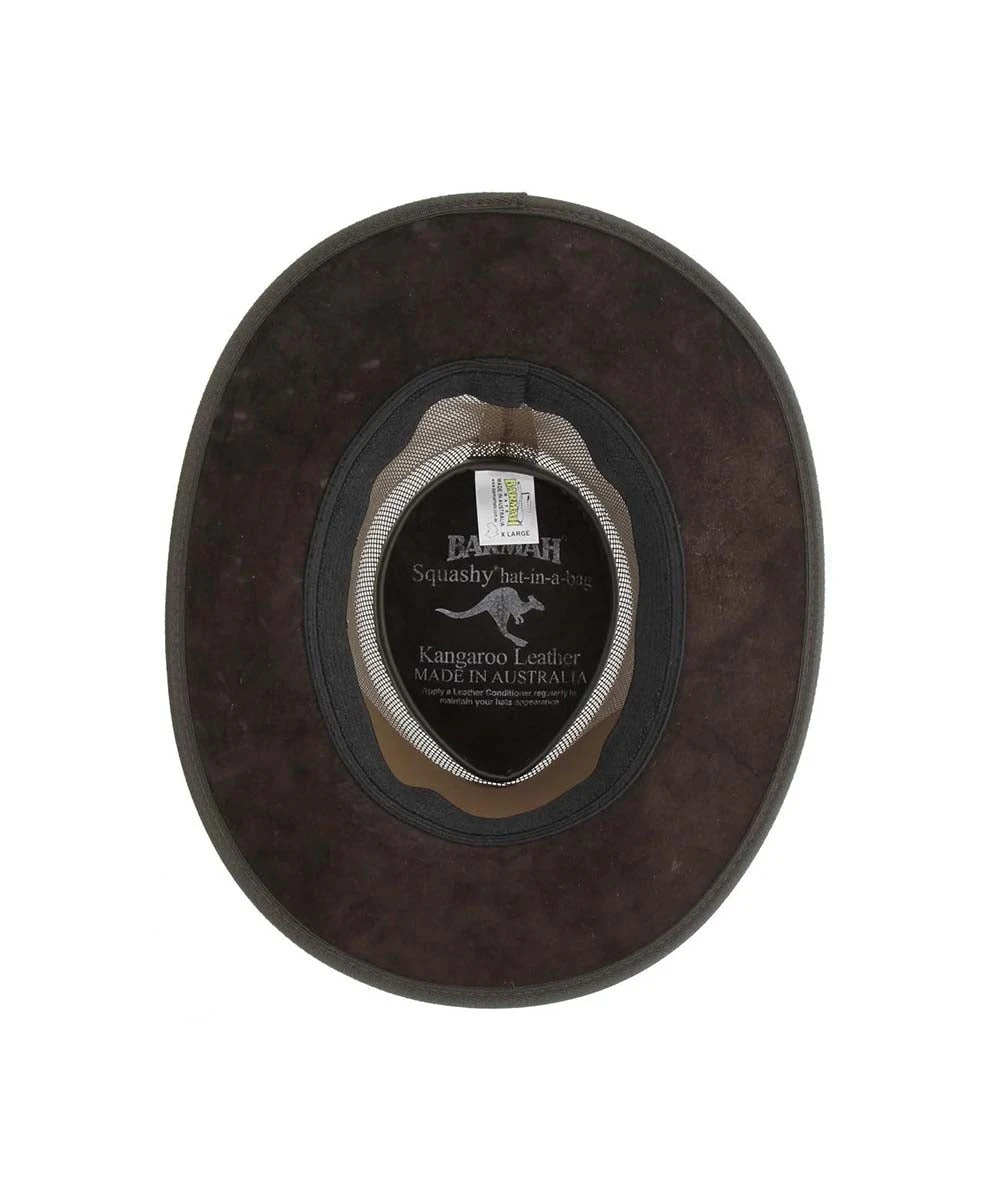 Barmah Squashy Roo Leather Cooler Hat 4 Barmah Squashy Roo Leather Cooler Hat - Image 4