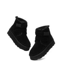 Women's Anya Platform UGG Boots 24 Women's Anya Platform UGG Boots -Uggbay AnyaPlatformUGGBootsBlack5