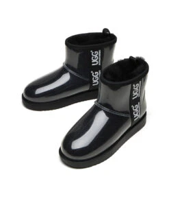Women's UGG Ava Clear Rain Boot 18 Women's UGG Ava Clear Rain Boot -Uggbay AvaUGGClearRainBootsBlack3