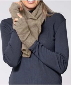 Merino Possum Fingerless Gloves 7 Merino Possum Fingerless Gloves -Uggbay Fingerless oyster