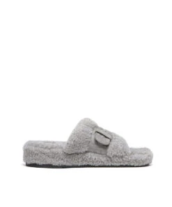 Women’s Jule Fluffy Slide -Uggbay JuleFluffyUGGSlidesGrey1