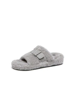 Women’s Jule Fluffy Slide -Uggbay JuleFluffyUGGSlidesGrey2