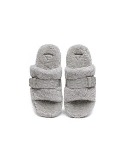 Women’s Jule Fluffy Slide -Uggbay JuleFluffyUGGSlidesGrey3