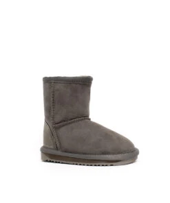 Kids UGG Classic Short 37 Kids UGG Classic Short -Uggbay KidsClassicShortUGGBootsGrey2