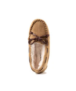 Kid’s Fur UGG Moccasin -Uggbay KidsFurUGGMoccasinChestnut4
