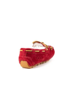 Kid’s Fur UGG Moccasin -Uggbay KidsFurUGGMoccasinTomato3