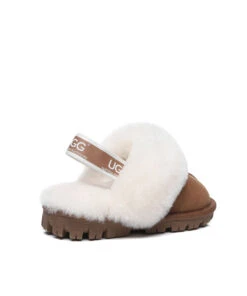 Kid’s Banded Scuff UGG Slippers 24 Kid’s Banded Scuff UGG Slippers -Uggbay KidsUGGBandedScuffSlipperChestnut3