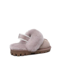 Kid’s Banded Scuff UGG Slippers 29 Kid’s Banded Scuff UGG Slippers -Uggbay KidsUGGBandedScuffSlipperDawnPink3