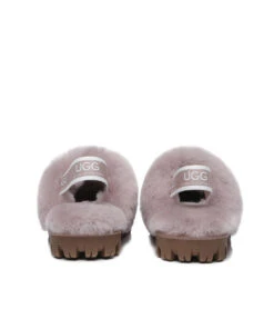 Kid’s Banded Scuff UGG Slippers 30 Kid’s Banded Scuff UGG Slippers -Uggbay KidsUGGBandedScuffSlipperDawnPink4
