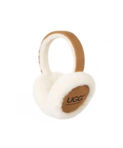 Kids Wool UGG Earmuff -Uggbay KidsUGGEarmuffBrown1