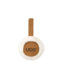 Kids Wool UGG Earmuff -Uggbay KidsUGGEarmuffBrown2
