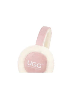 Kids Wool UGG Earmuff -Uggbay KidsUGGEarmuffPink5