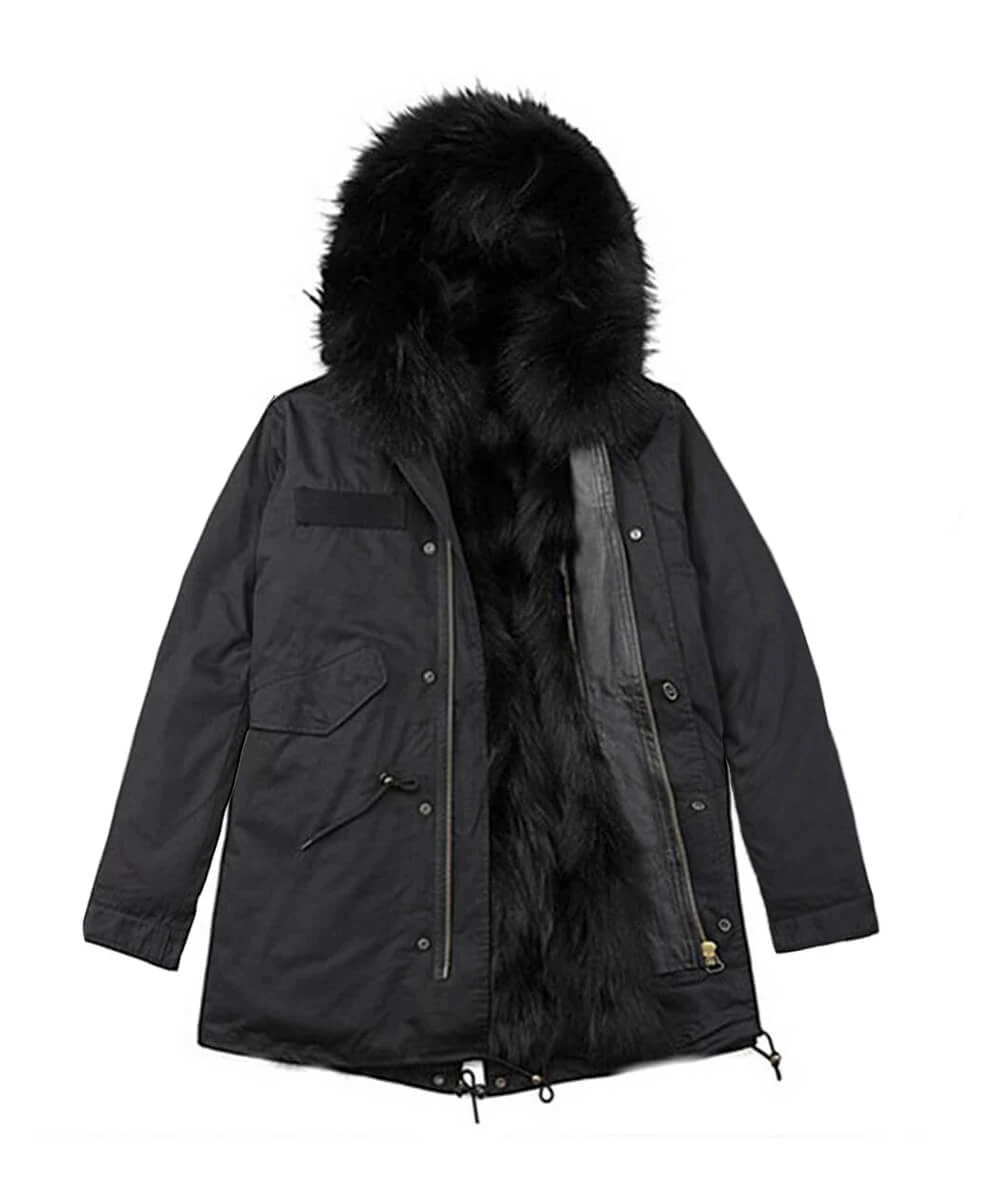 Parka Jacket Black 2 Parka Jacket Black - Image 2