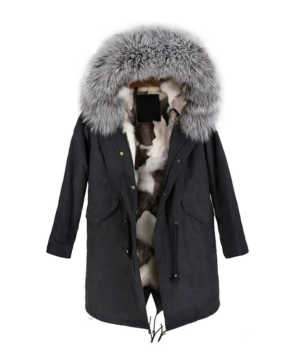 Parka Jacket Black Husky 2 Parka Jacket Black Husky - Image 2