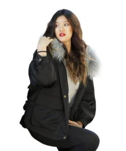 Rex Raccoon Parka Jacket 19 Rex Raccoon Parka Jacket -Uggbay RexRaccoonWomenFurParkaJacketBLACK 3