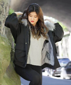 Rex Raccoon Parka Jacket 30 Rex Raccoon Parka Jacket -Uggbay RexRaccoonWomenFurParkaJacketBLACK 4