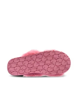 Women's UGG Premium Cross Over Slipper 32 Women's UGG Premium Cross Over Slipper -Uggbay Shop online australia ugg outlet store dust pink color cross over premium women slippers bottom sole