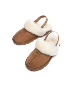 Women's UGG Banded Scuff 10 Women's UGG Banded Scuff -Uggbay UGGBandedScuffChestnut5