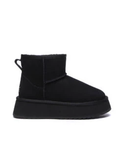 Women's UGG Platform Classic Mini -Uggbay UGGClassicMiniPlatformBlack1