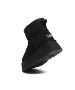 Women's UGG Platform Classic Mini -Uggbay UGGClassicMiniPlatformBlack4