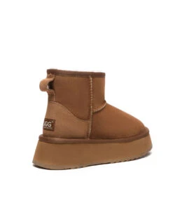 Women's UGG Platform Classic Mini -Uggbay UGGClassicMiniPlatformChestnut3
