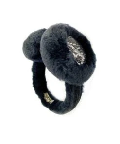 Merino Wool UGG Earmuff -Uggbay UGGEarmuffblack3