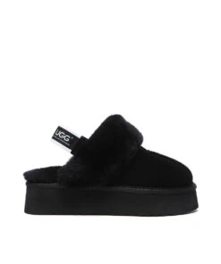 Women's UGG Platform Scuff Slipper 18 Women's UGG Platform Scuff Slipper -Uggbay UGGPlatformScuffBlack1