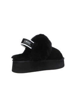 Women's UGG Platform Scuff Slipper 19 Women's UGG Platform Scuff Slipper -Uggbay UGGPlatformScuffBlack2