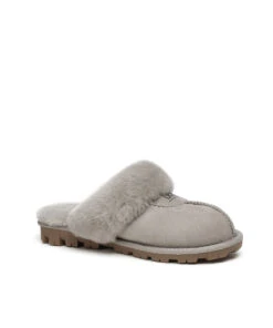 Women's UGG Scuff Slipper -Uggbay UGGScuffGoatGrey2