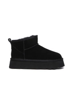 Women's UGG Platform Ultra Mini 20 Women's UGG Platform Ultra Mini -Uggbay UltraminiplatformUGGbootsblack1