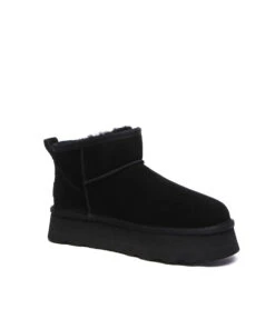 Women's UGG Platform Ultra Mini 21 Women's UGG Platform Ultra Mini -Uggbay UltraminiplatformUGGbootsblack2