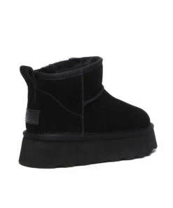 Women's UGG Platform Ultra Mini 22 Women's UGG Platform Ultra Mini -Uggbay UltraminiplatformUGGbootsblack3