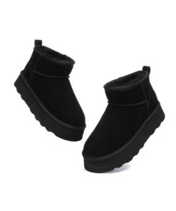 Women's UGG Platform Ultra Mini 24 Women's UGG Platform Ultra Mini -Uggbay UltraminiplatformUGGbootsblack5