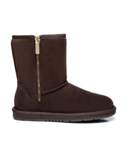 Women's UGG Classic Short Zip -Uggbay choc 3 a2769f81 3116 4b7a ad85 8fa13b81c8ce