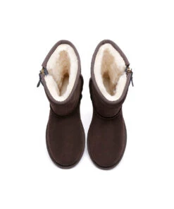 Men's UGG Classic Short Zip 36 Men's UGG Classic Short Zip -Uggbay choc 4