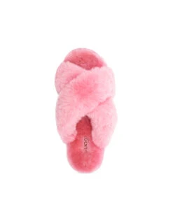Women's UGG Premium Cross Over Slipper 30 Women's UGG Premium Cross Over Slipper -Uggbay cross over premium women cosy slipper slippers australia ugg outlet store dust pink color