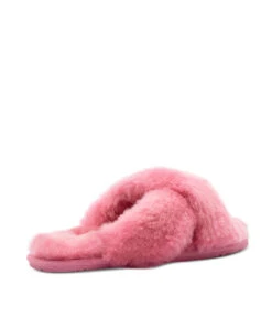 Women's UGG Premium Cross Over Slipper 28 Women's UGG Premium Cross Over Slipper -Uggbay dust pink color cross over premium women slippers australia ugg outlet store