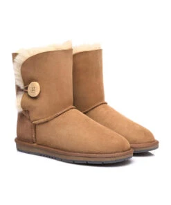 Women's UGG Classic Short Button -Uggbay sbch5